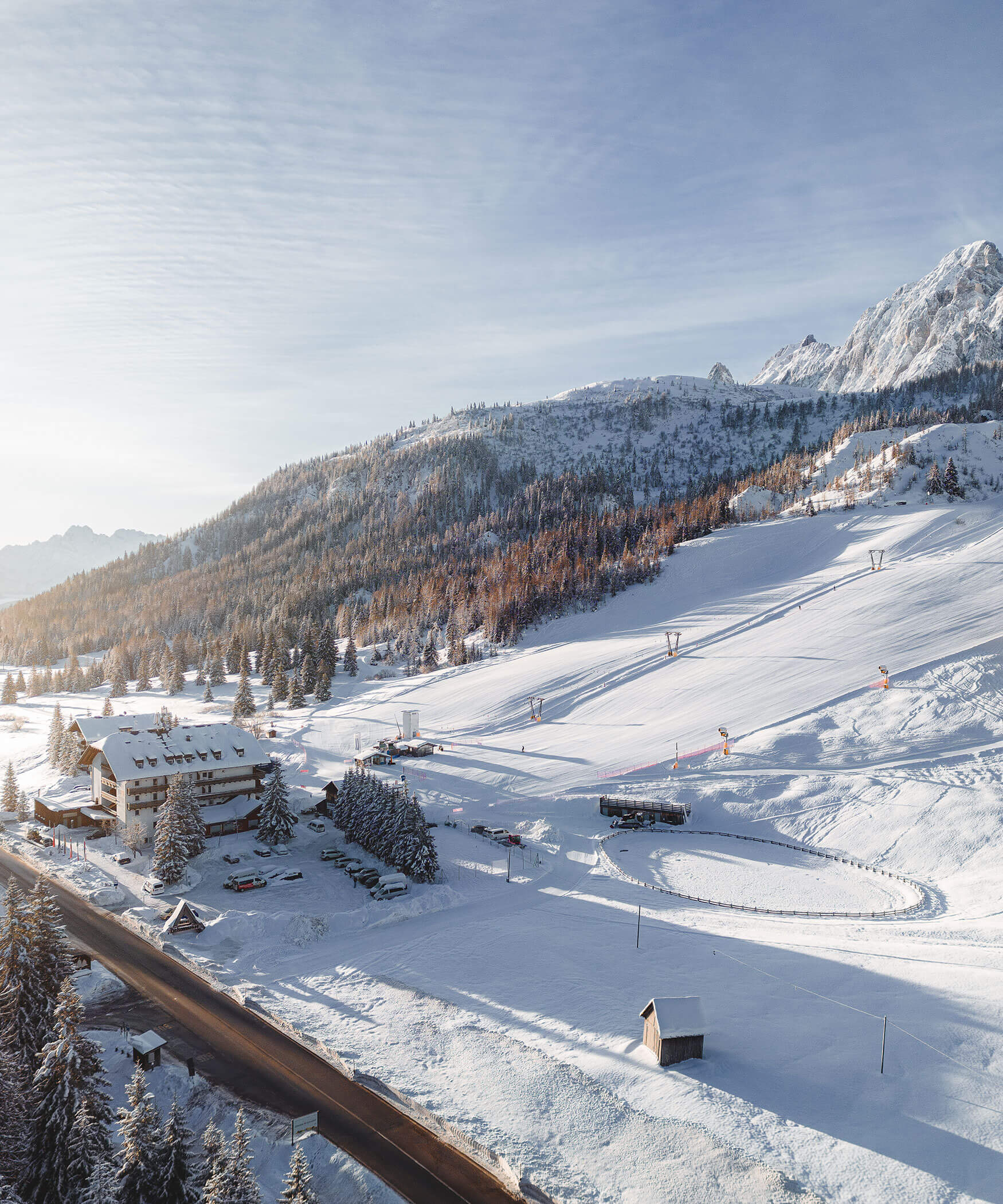 Hotel direkt an der Piste - Hotel Kreuzbergpass
