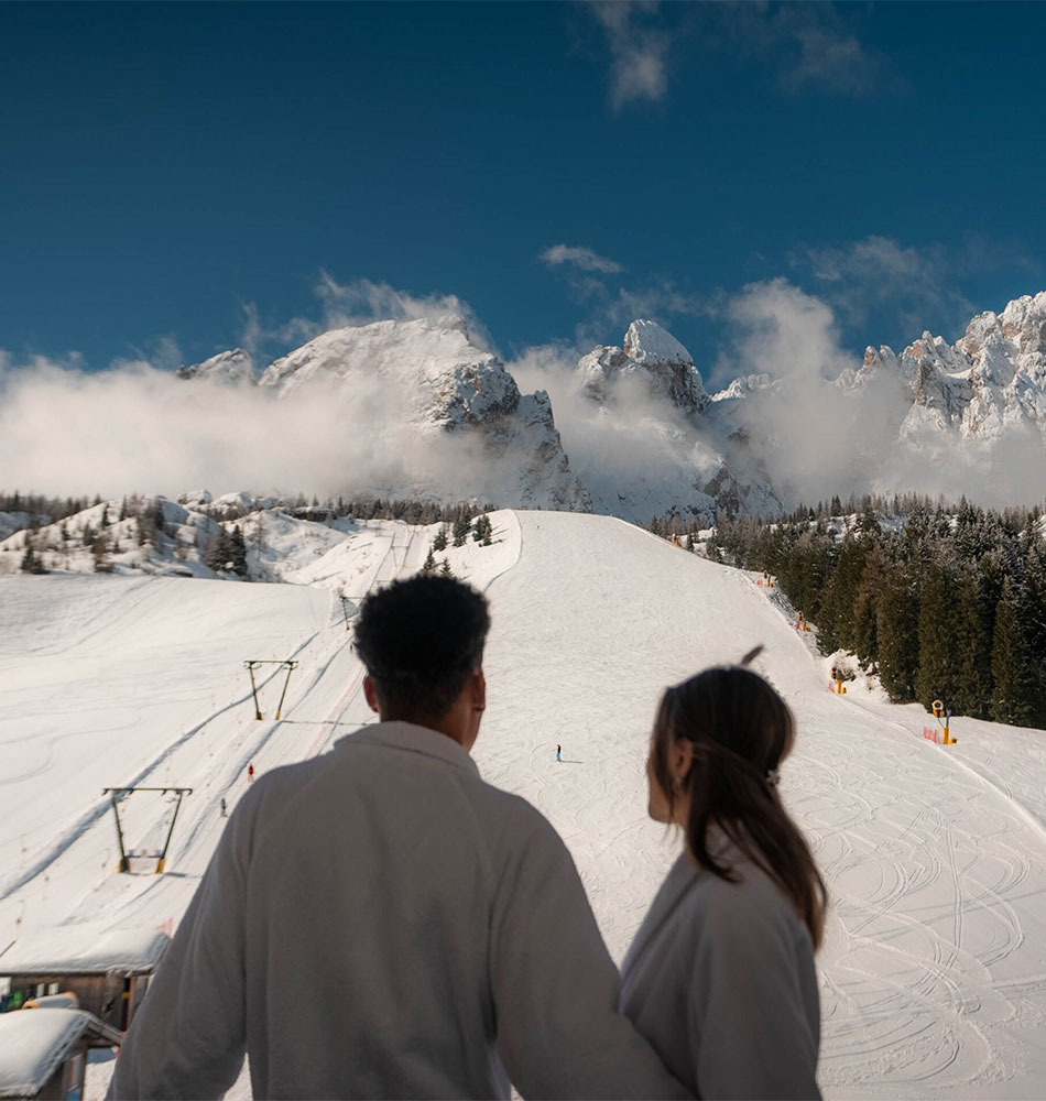 Skifahren am Kreuzbergpass