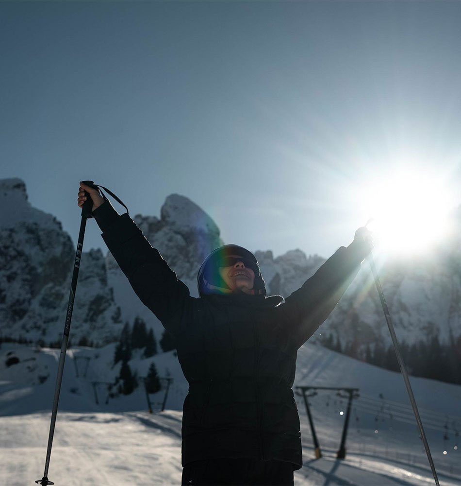 Maestro di sci in hotel