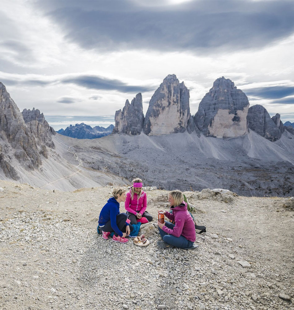 Hiking in the Dolomites