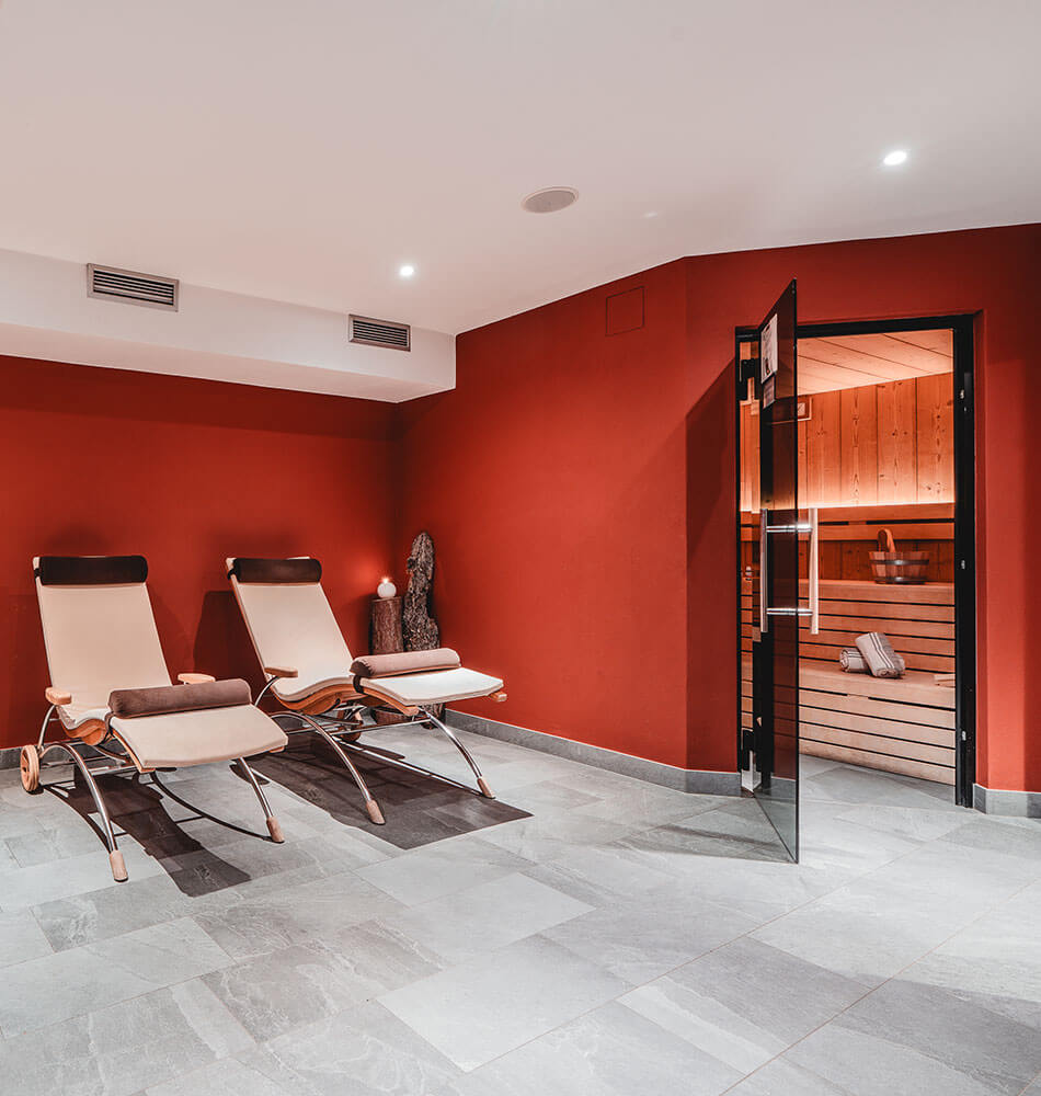 Entspannen in der Sauna